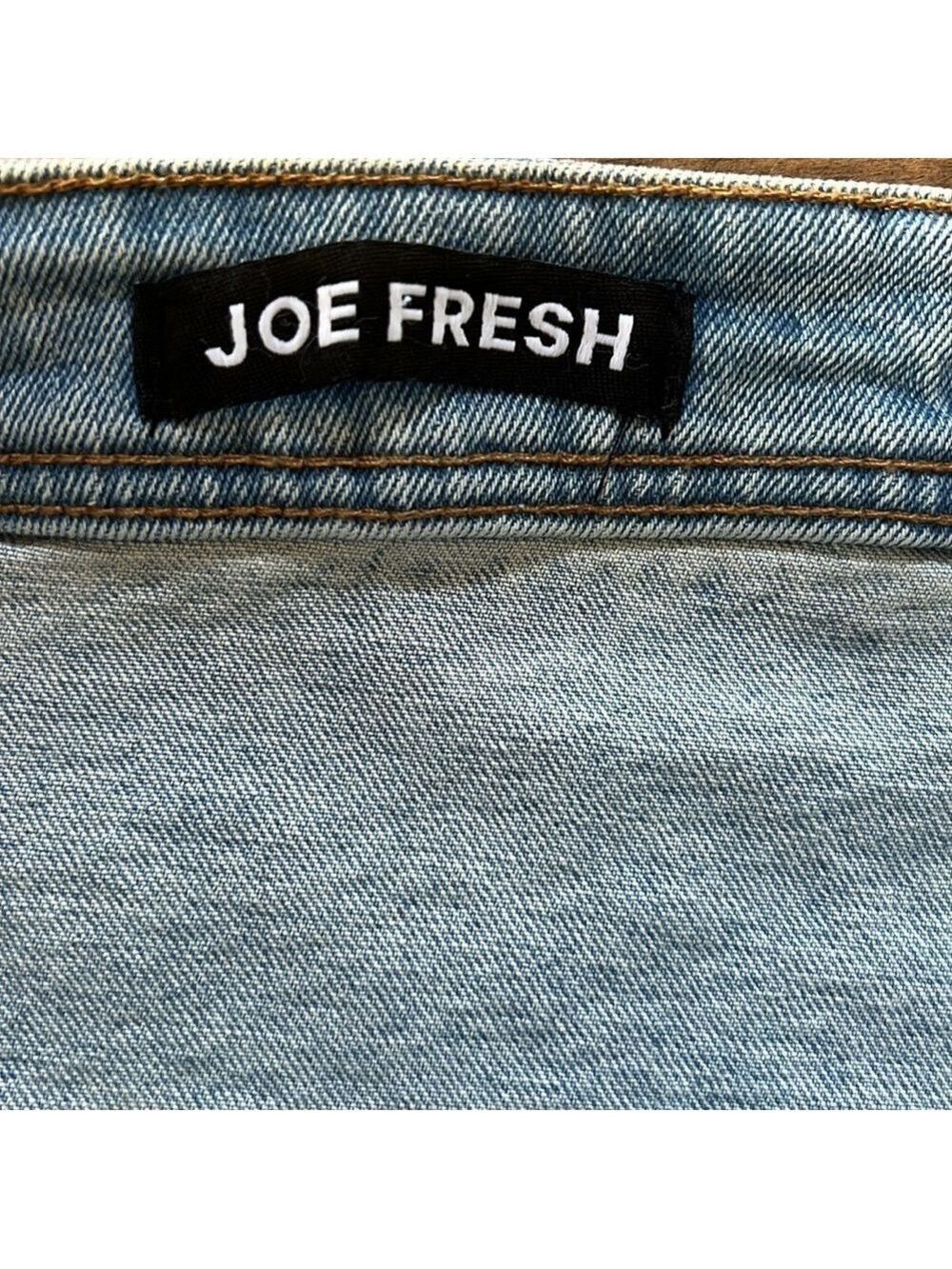 JOE FRESH Light Wash Denim Skirt Size 12 - Picture 5 of 8